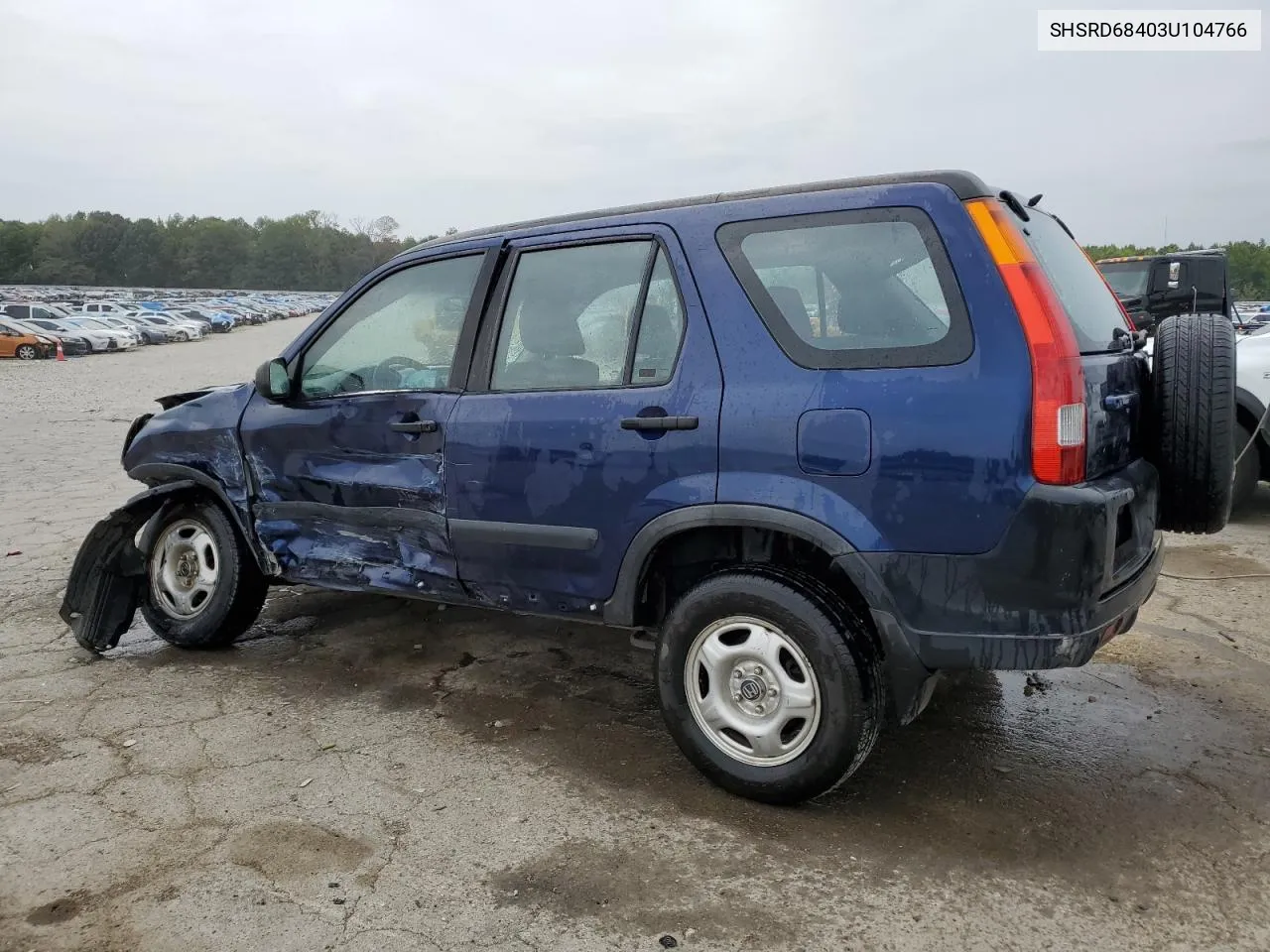 2003 Honda Cr-V Lx VIN: SHSRD68403U104766 Lot: 67655324