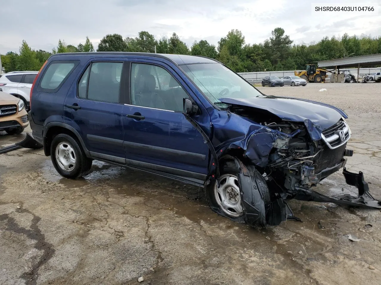 2003 Honda Cr-V Lx VIN: SHSRD68403U104766 Lot: 67655324