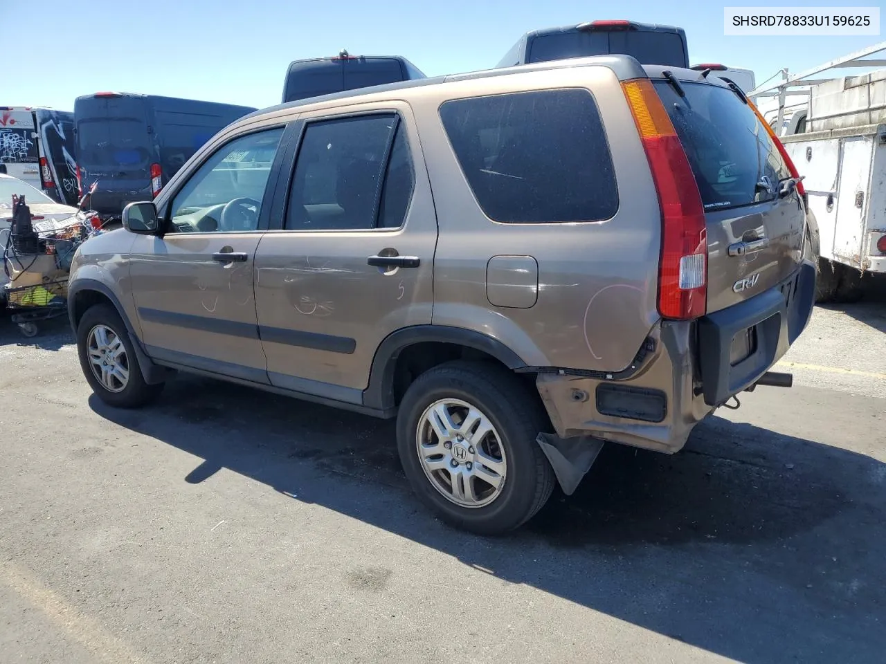 2003 Honda Cr-V Ex VIN: SHSRD78833U159625 Lot: 68004744