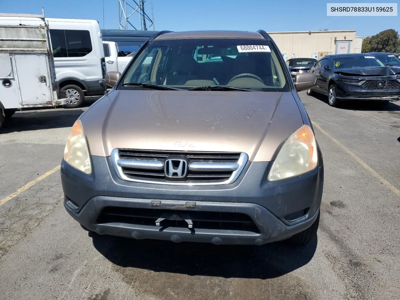 2003 Honda Cr-V Ex VIN: SHSRD78833U159625 Lot: 68004744