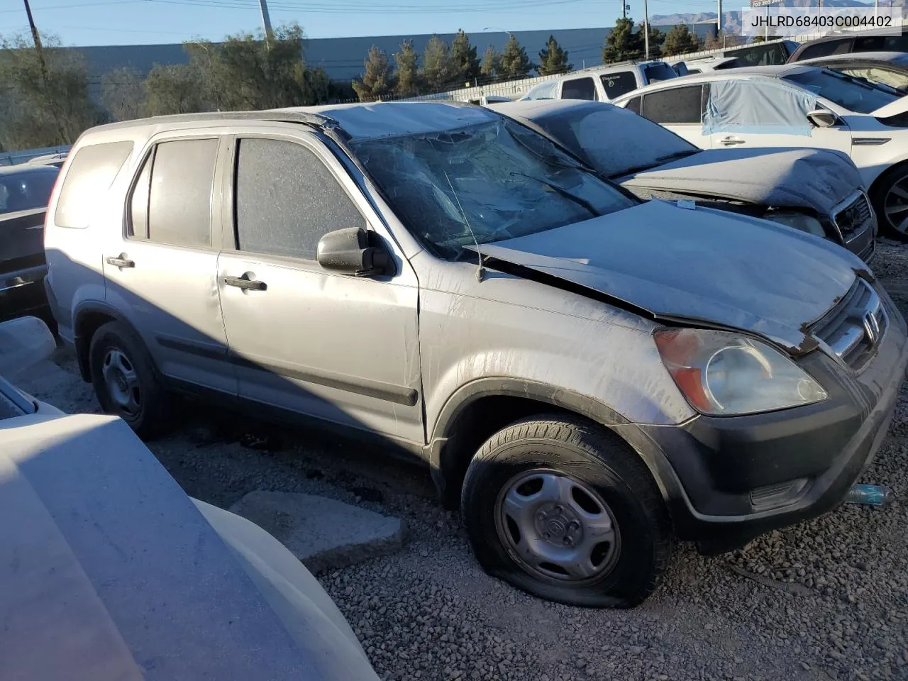 2003 Honda Cr-V Lx VIN: JHLRD68403C004402 Lot: 68144634