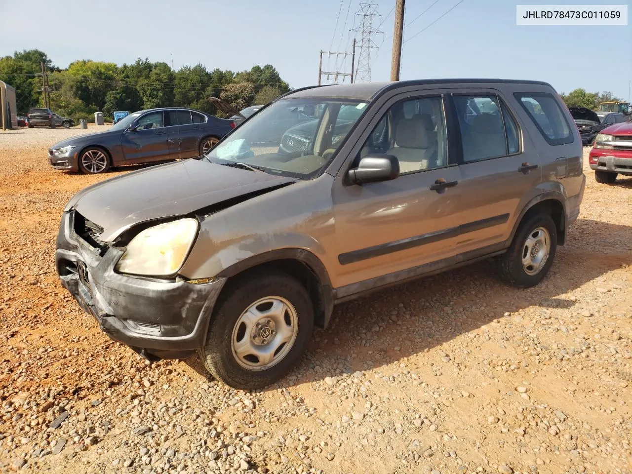 2003 Honda Cr-V Lx VIN: JHLRD78473C011059 Lot: 69764354