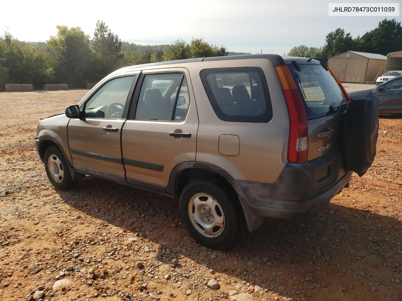 2003 Honda Cr-V Lx VIN: JHLRD78473C011059 Lot: 69764354