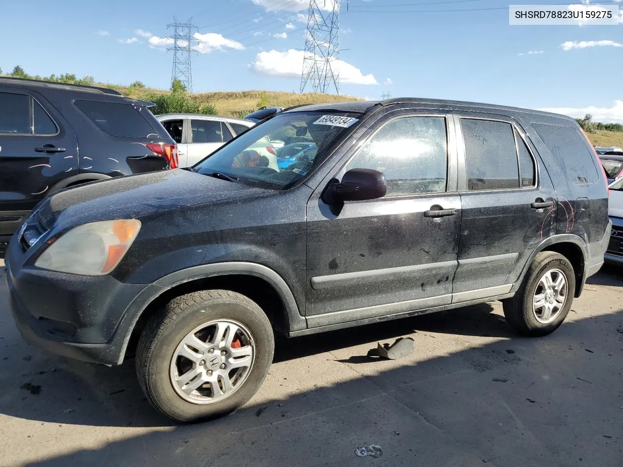 2003 Honda Cr-V Ex VIN: SHSRD78823U159275 Lot: 69849134