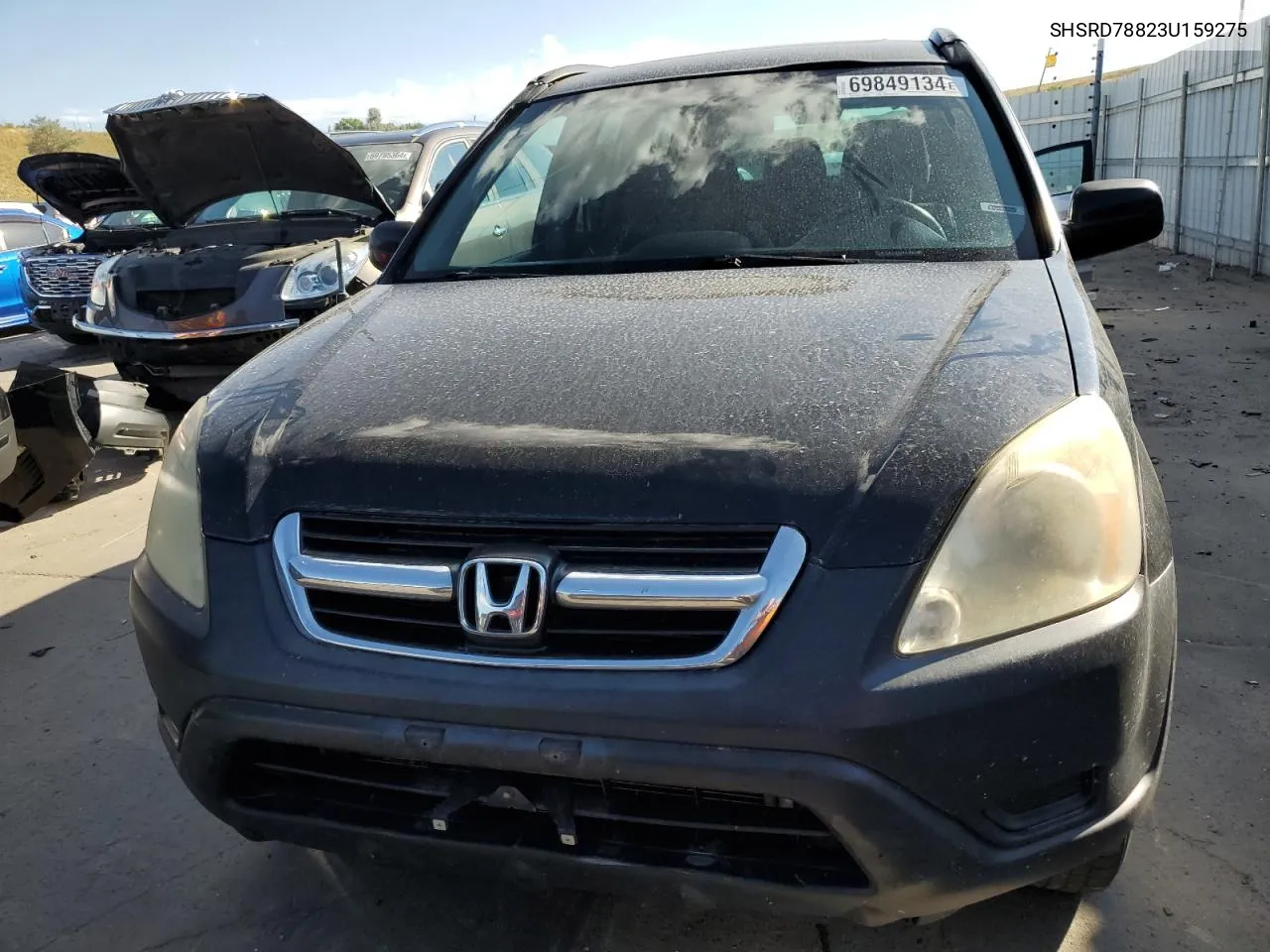 2003 Honda Cr-V Ex VIN: SHSRD78823U159275 Lot: 69849134