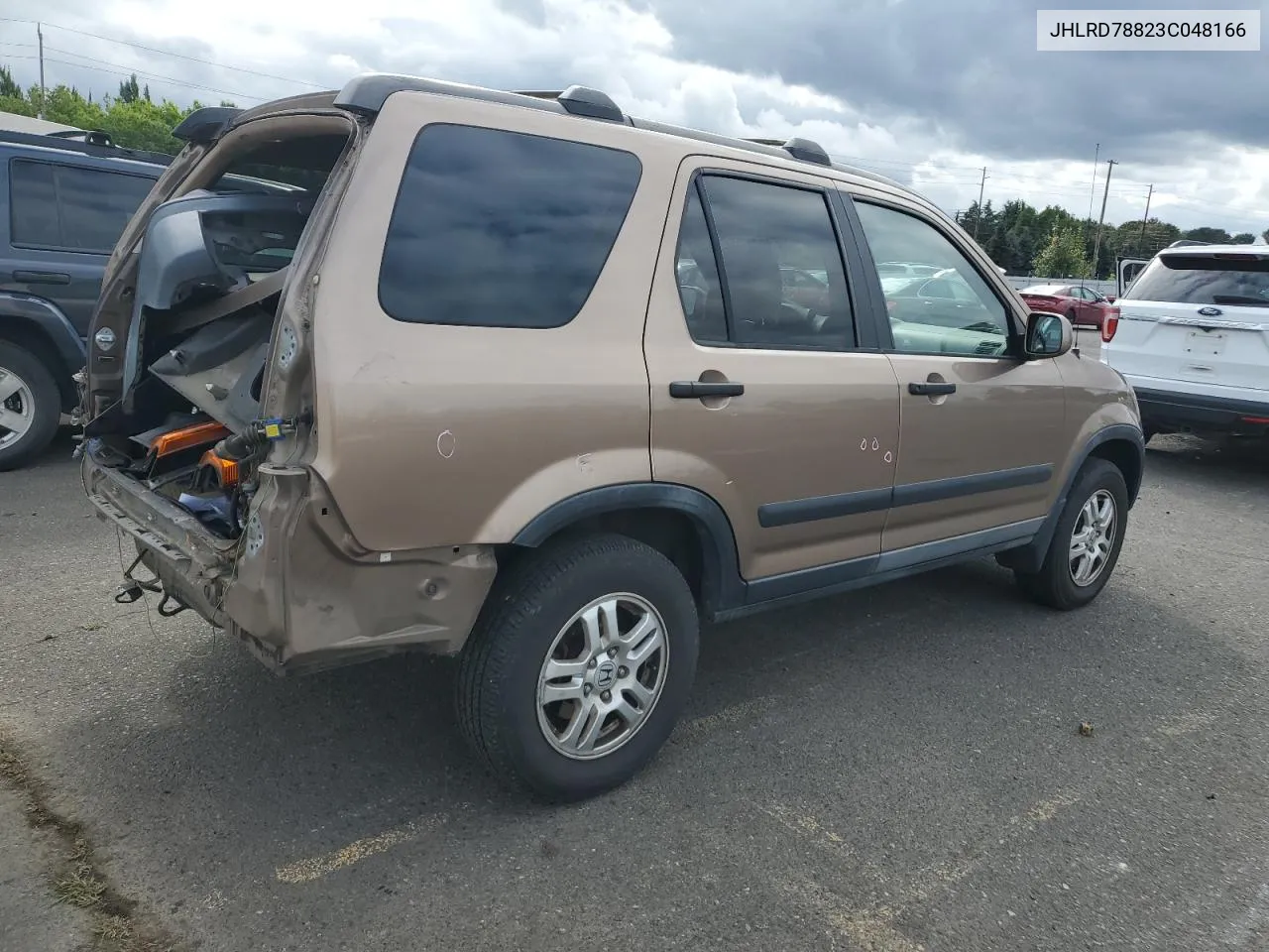 2003 Honda Cr-V Ex VIN: JHLRD78823C048166 Lot: 70000504