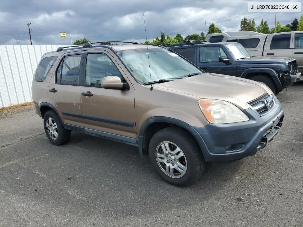 2003 Honda Cr-V Ex VIN: JHLRD78823C048166 Lot: 70000504