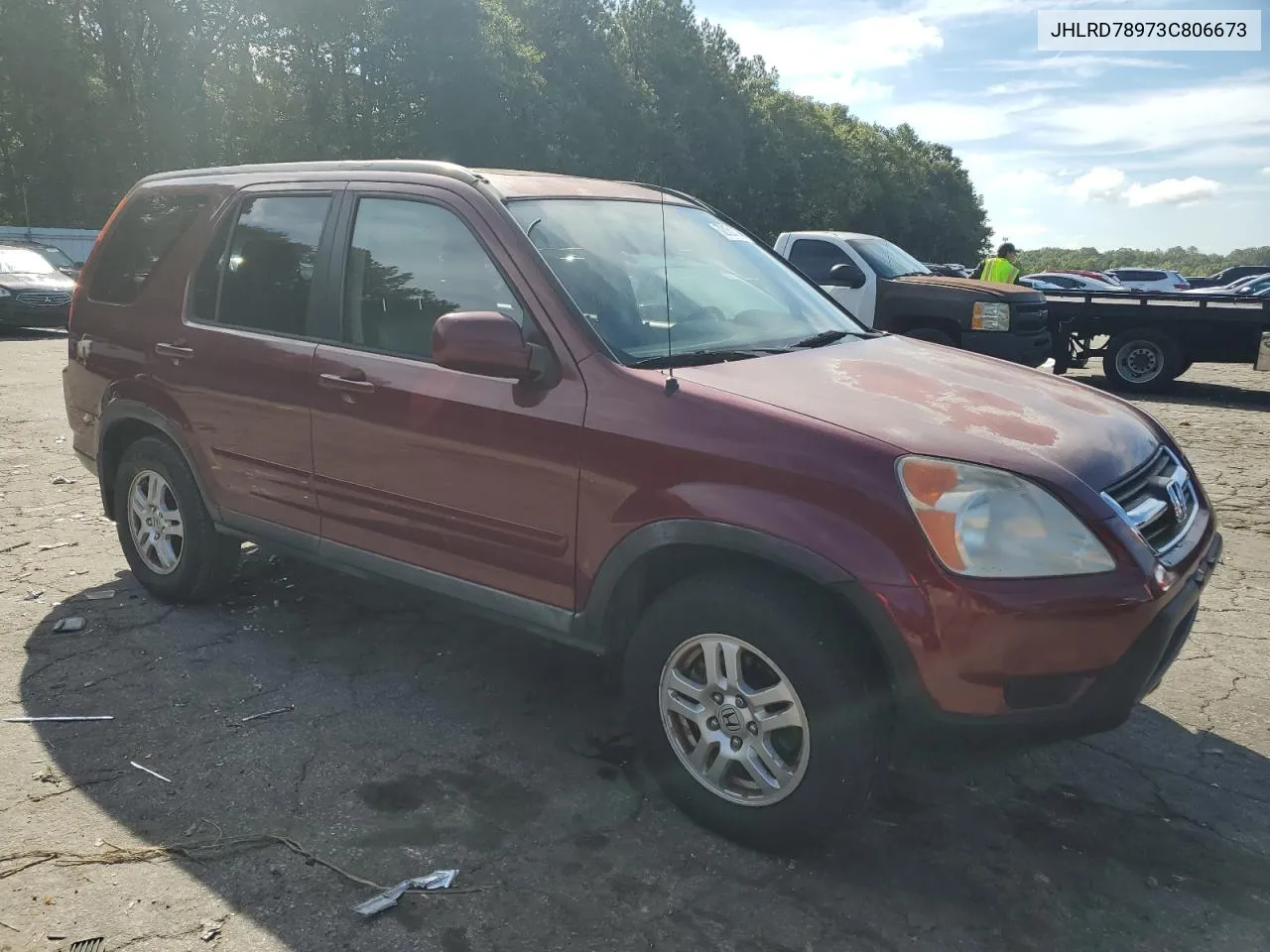 JHLRD78973C806673 2003 Honda Cr-V Ex