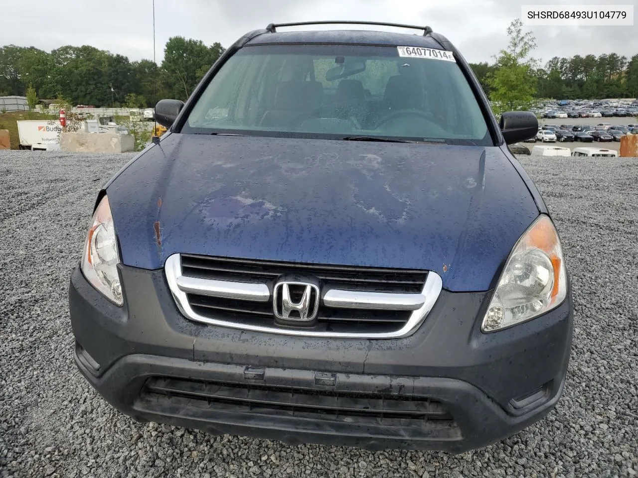 2003 Honda Cr-V Lx VIN: SHSRD68493U104779 Lot: 72197624