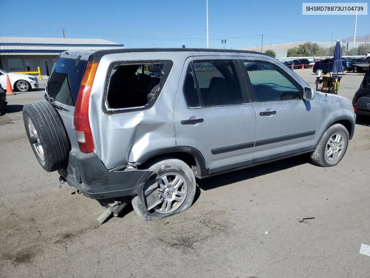 2003 Honda Cr-V Ex VIN: SHSRD78873U104739 Lot: 72986074