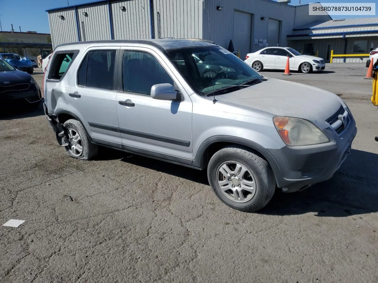 2003 Honda Cr-V Ex VIN: SHSRD78873U104739 Lot: 72986074