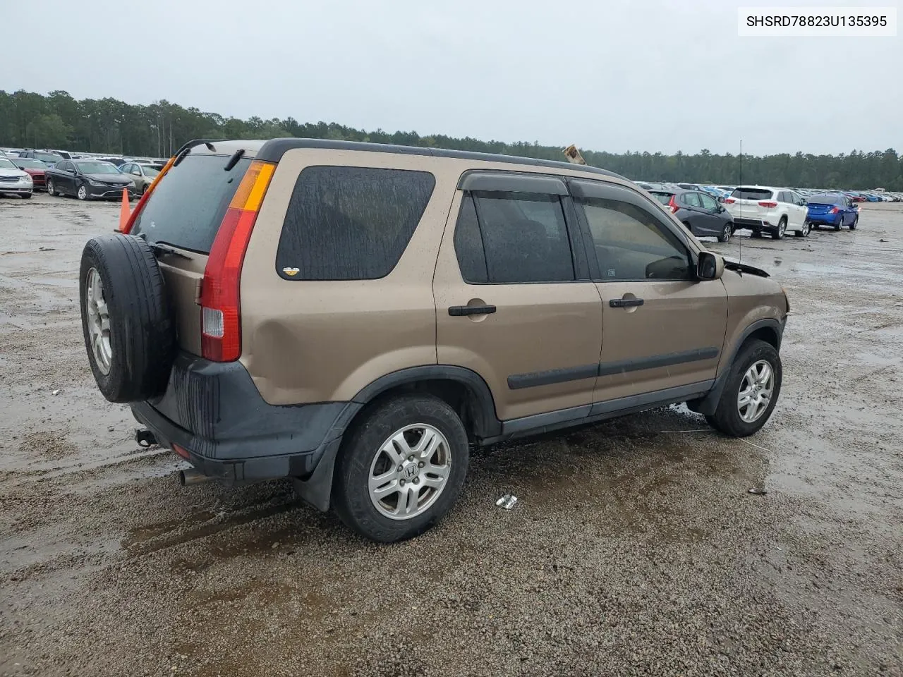 2003 Honda Cr-V Ex VIN: SHSRD78823U135395 Lot: 73325364