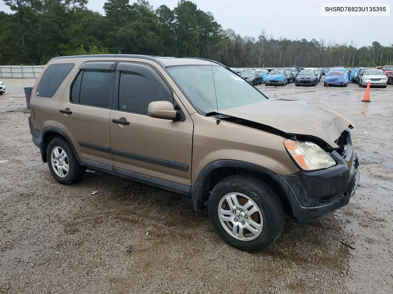 2003 Honda Cr-V Ex VIN: SHSRD78823U135395 Lot: 73325364