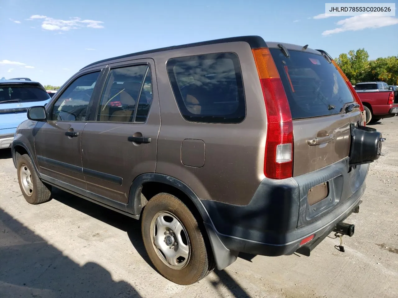 2003 Honda Cr-V Lx VIN: JHLRD78553C020626 Lot: 73377724