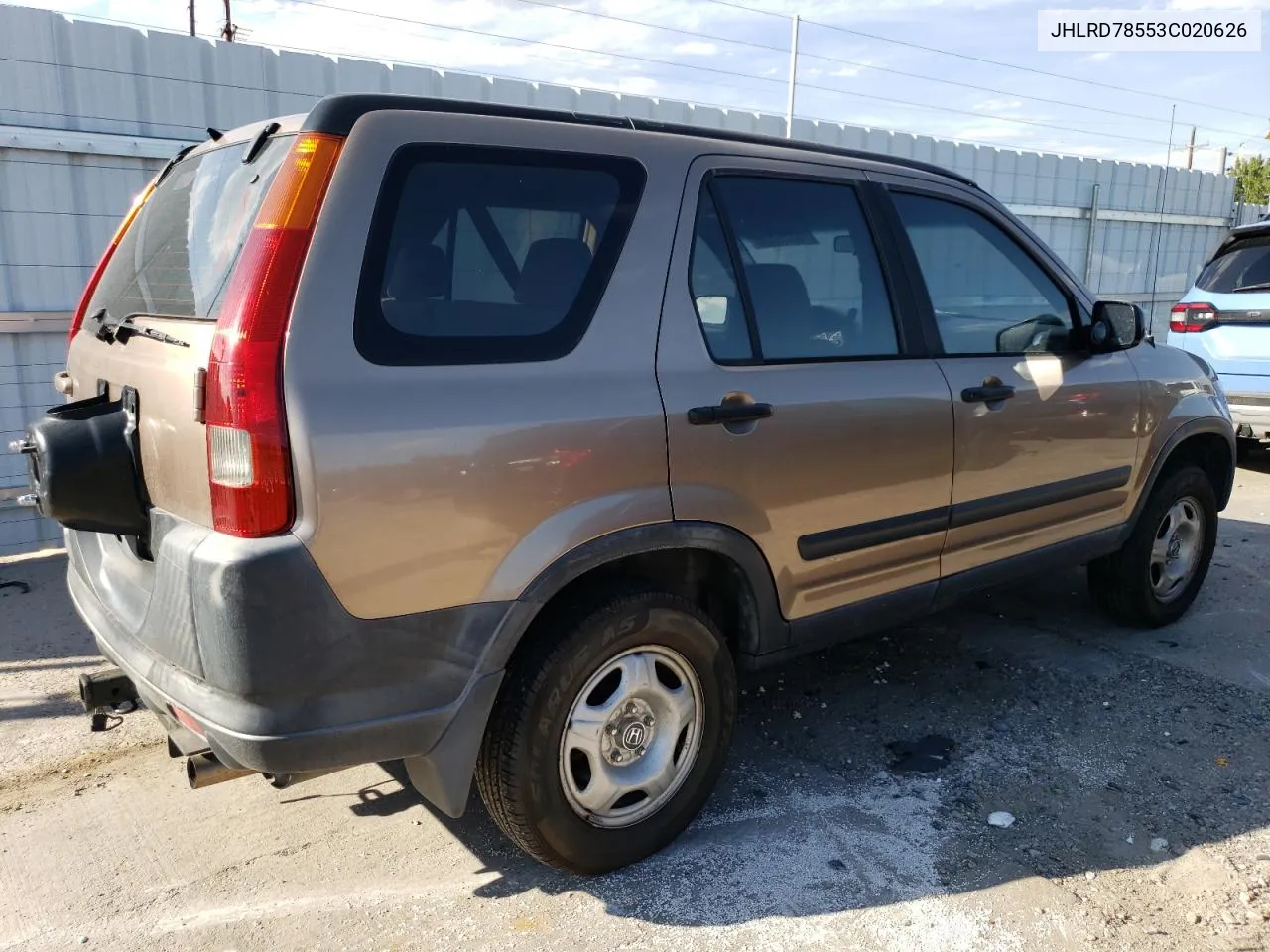 2003 Honda Cr-V Lx VIN: JHLRD78553C020626 Lot: 73377724