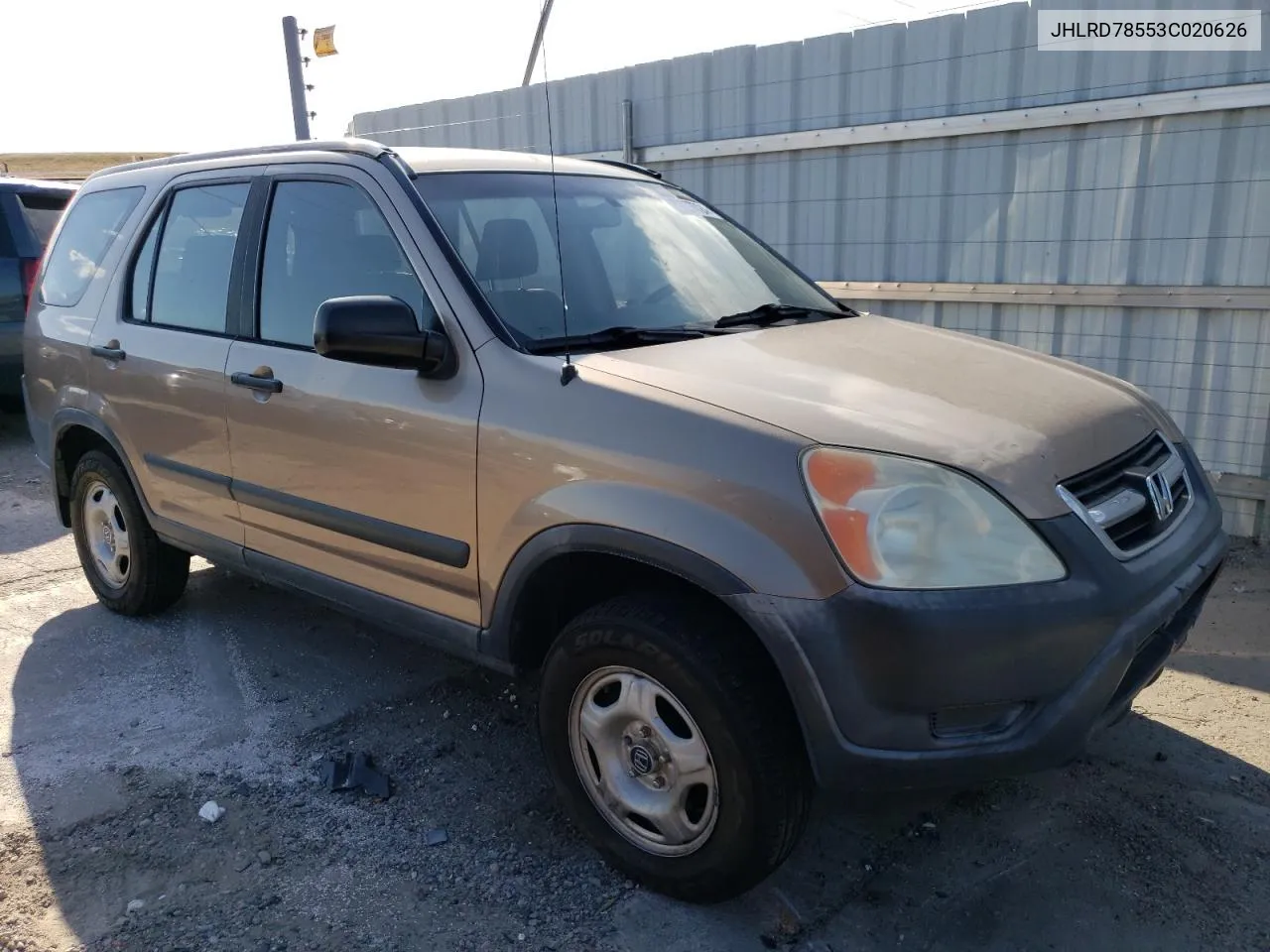 2003 Honda Cr-V Lx VIN: JHLRD78553C020626 Lot: 73377724