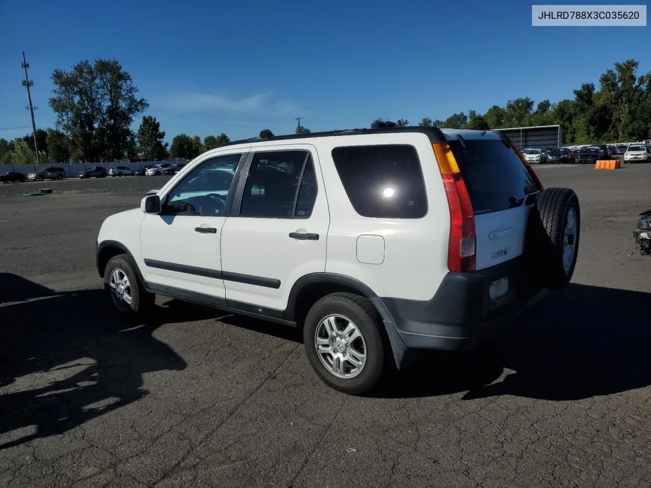 2003 Honda Cr-V Ex VIN: JHLRD788X3C035620 Lot: 73493424