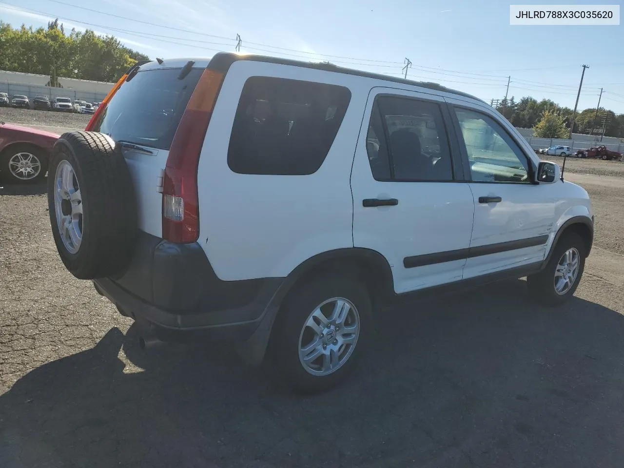 2003 Honda Cr-V Ex VIN: JHLRD788X3C035620 Lot: 73493424