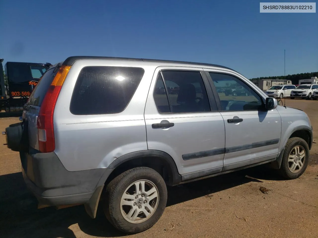 2003 Honda Cr-V Ex VIN: SHSRD78883U102210 Lot: 73997884