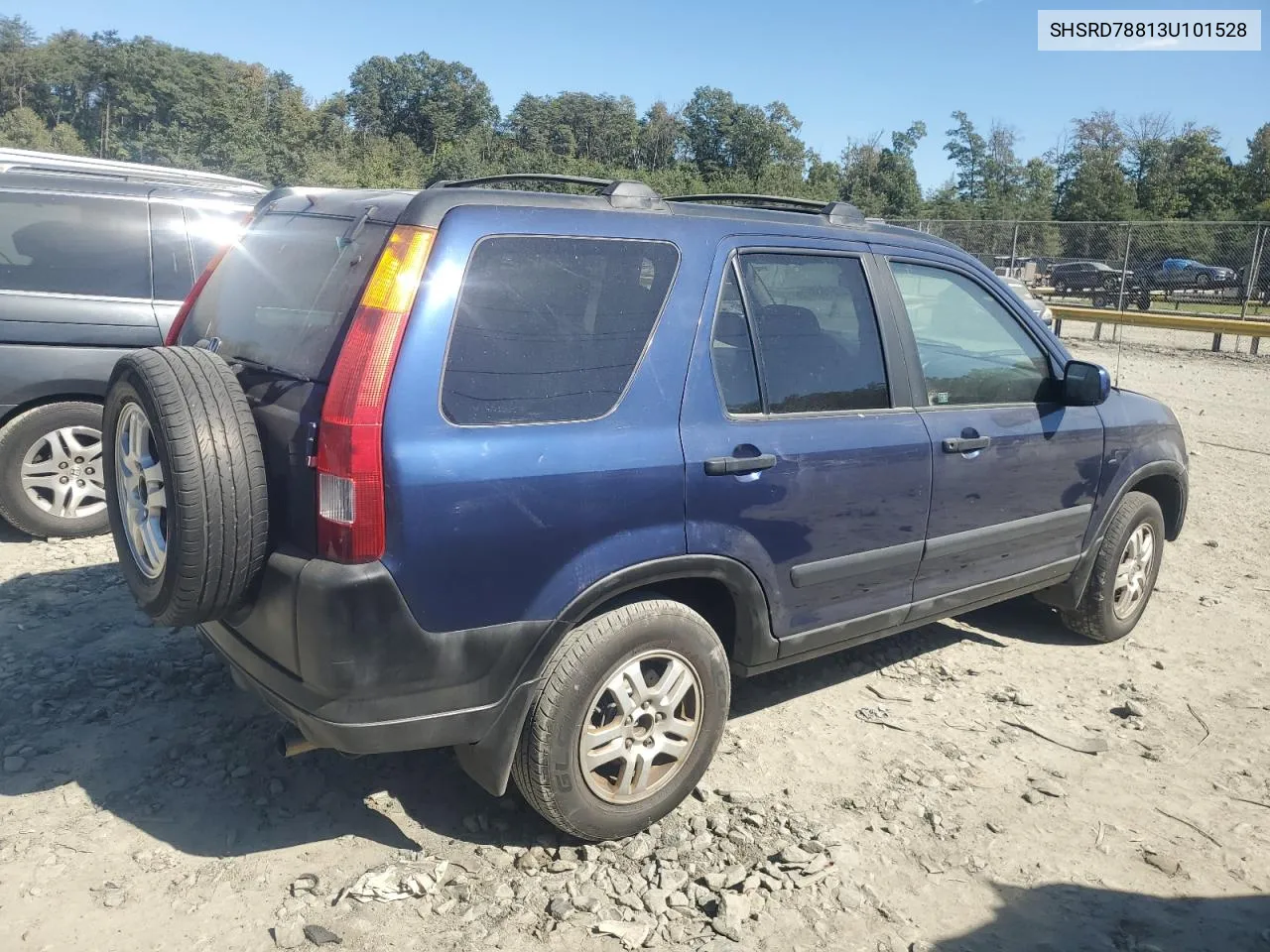 2003 Honda Cr-V Ex VIN: SHSRD78813U101528 Lot: 74061054