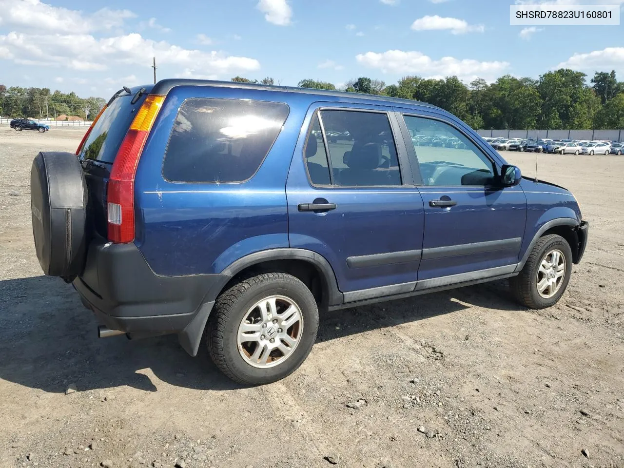 2003 Honda Cr-V Ex VIN: SHSRD78823U160801 Lot: 74683084