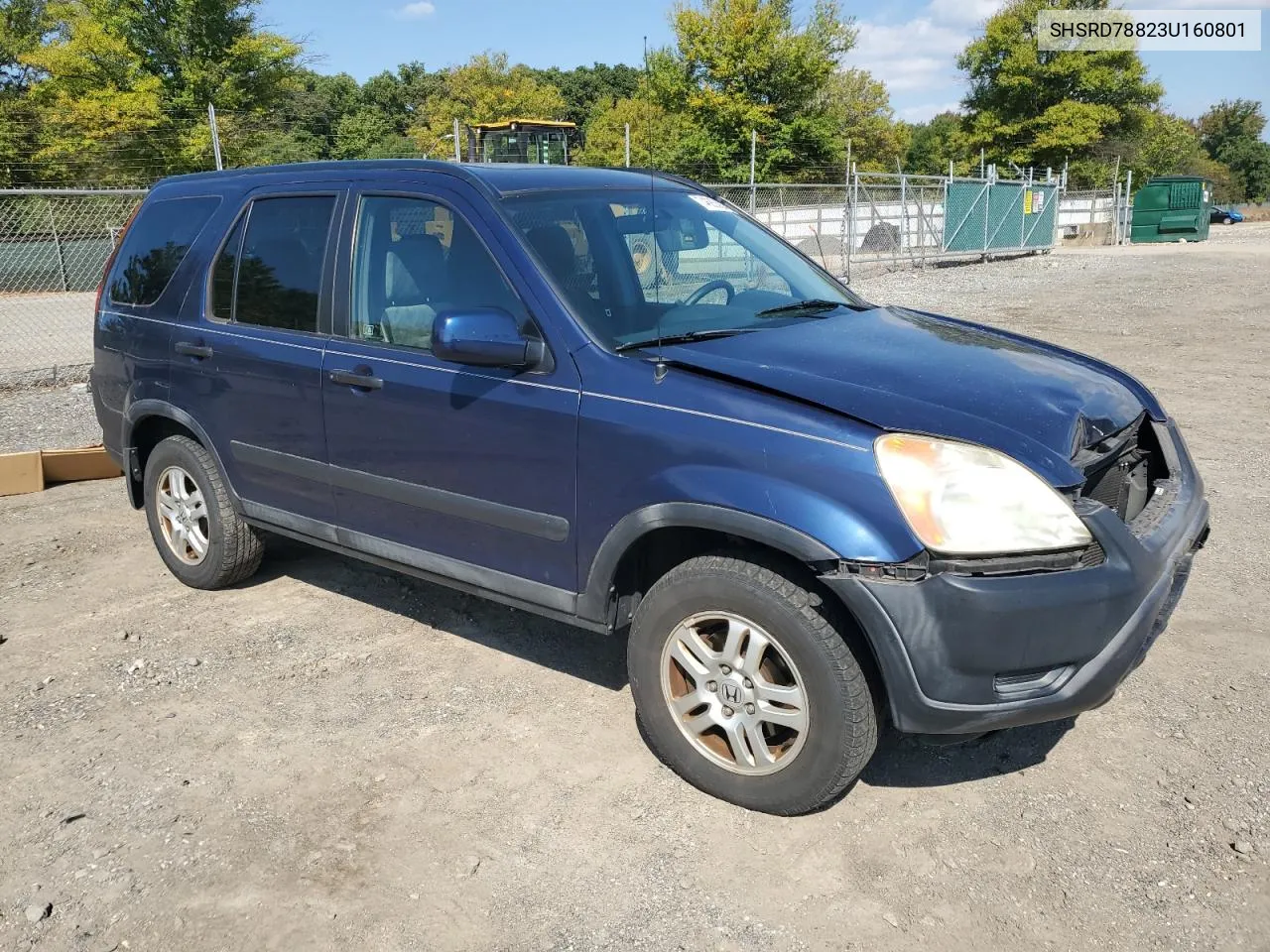 2003 Honda Cr-V Ex VIN: SHSRD78823U160801 Lot: 74683084