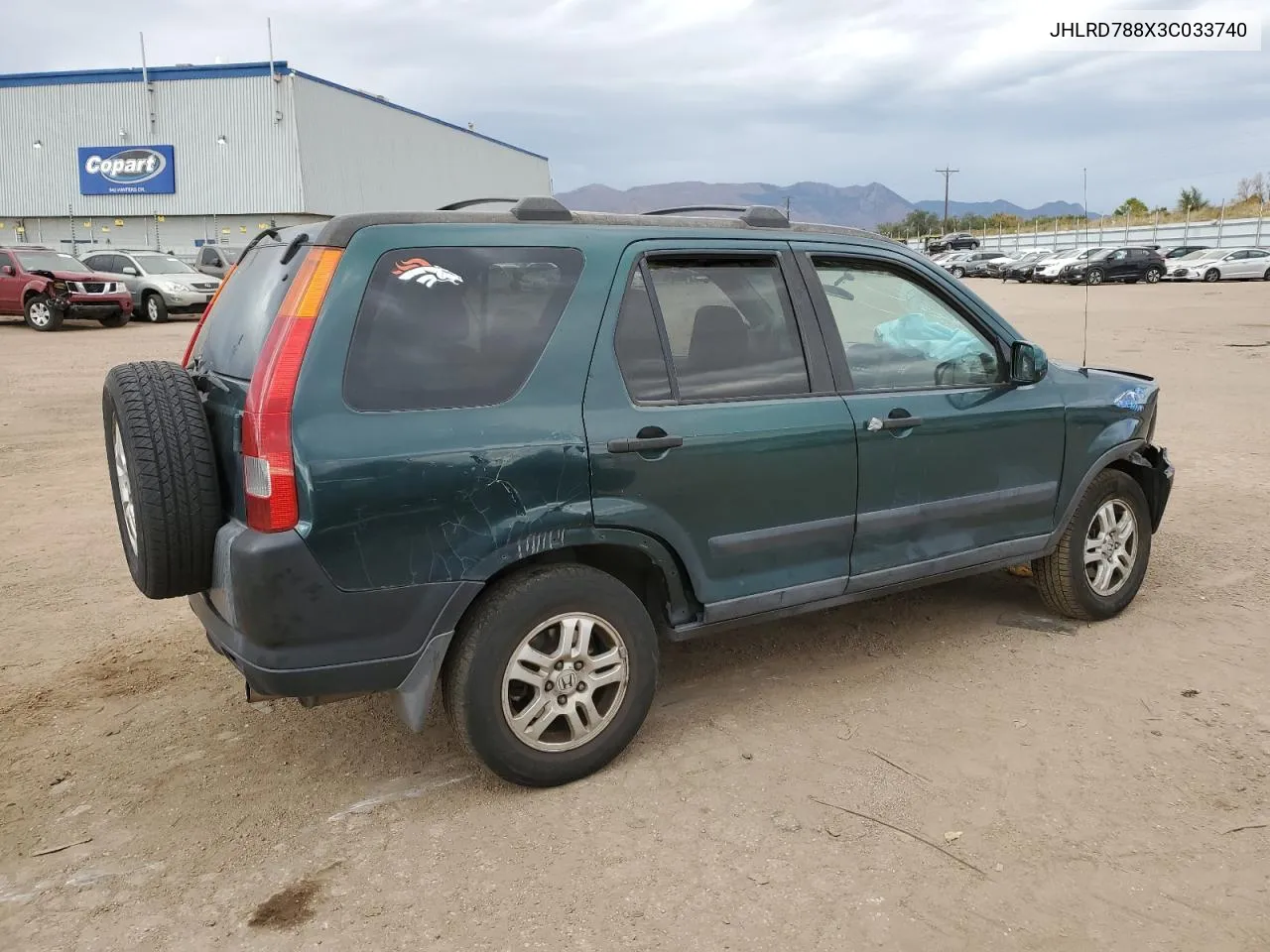 JHLRD788X3C033740 2003 Honda Cr-V Ex