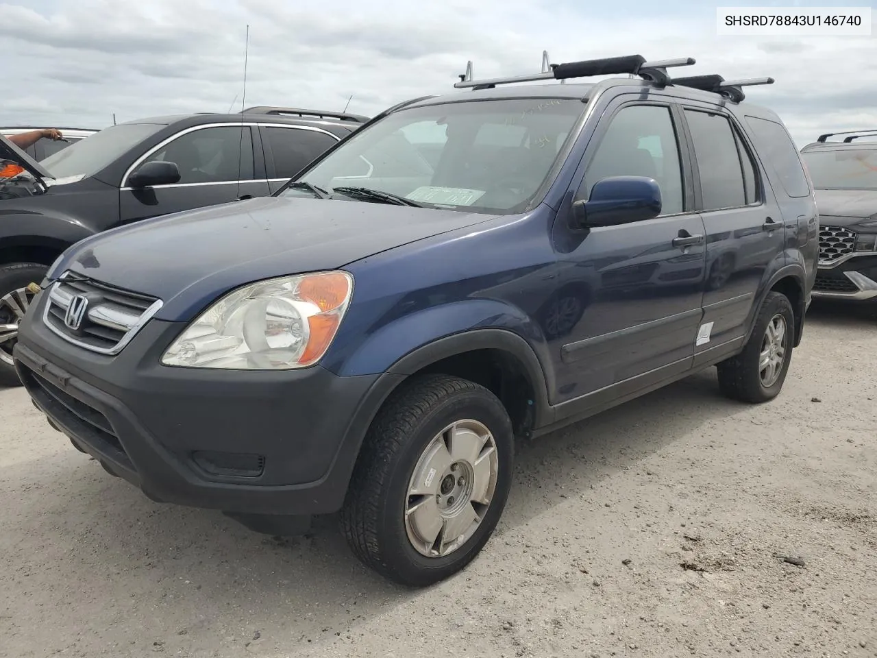 2003 Honda Cr-V Ex VIN: SHSRD78843U146740 Lot: 76759644