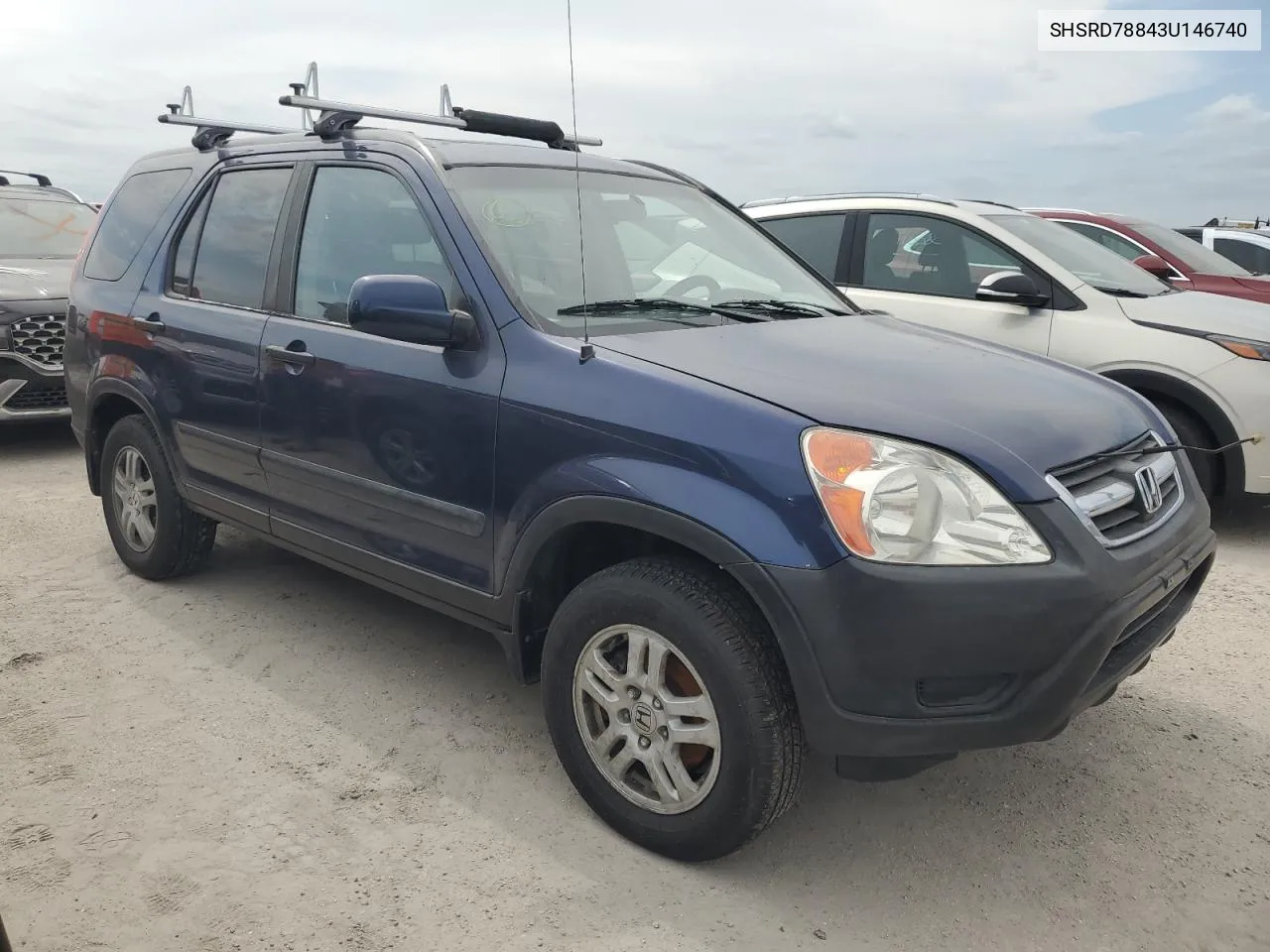 2003 Honda Cr-V Ex VIN: SHSRD78843U146740 Lot: 76759644