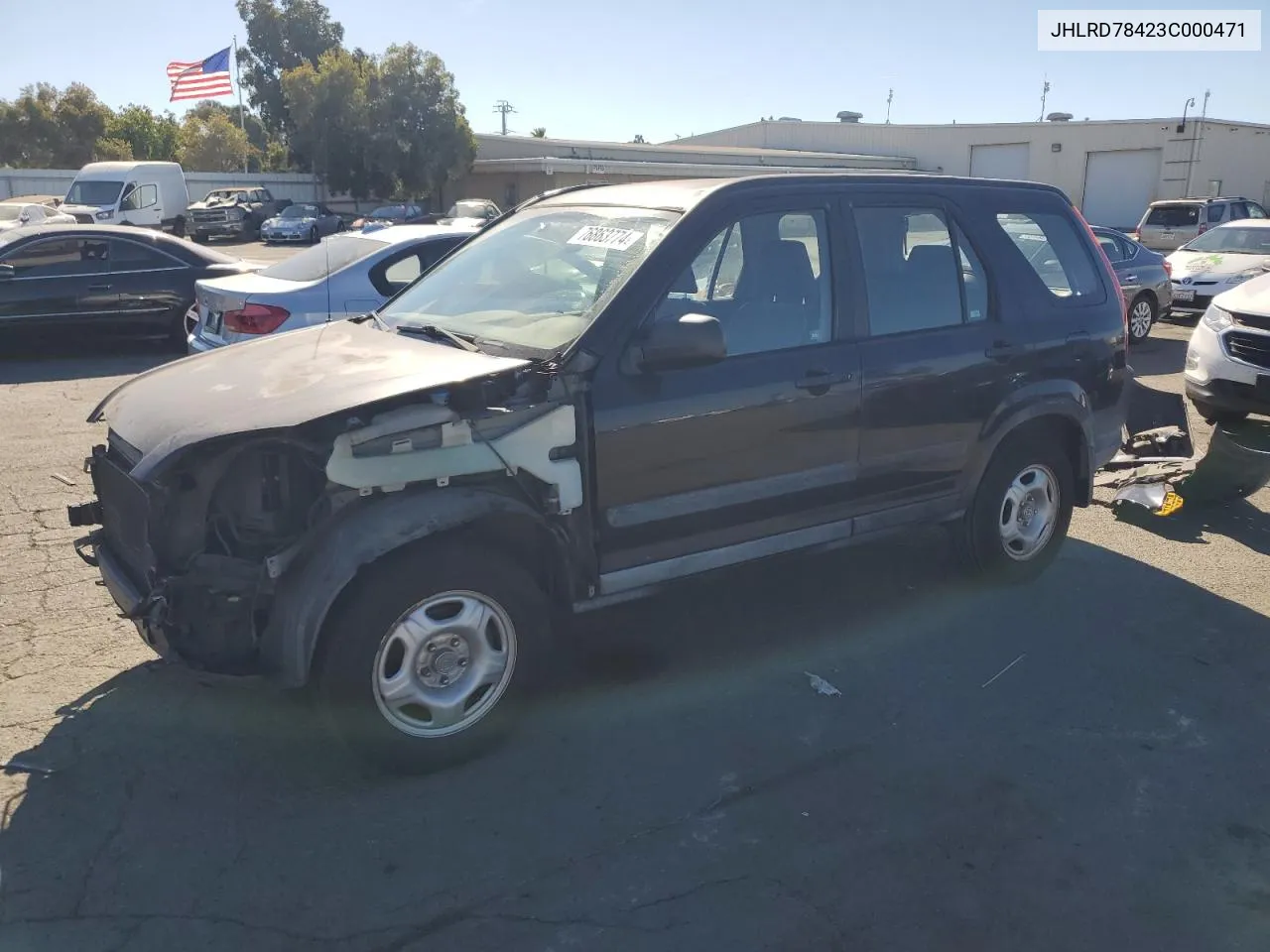 JHLRD78423C000471 2003 Honda Cr-V Lx