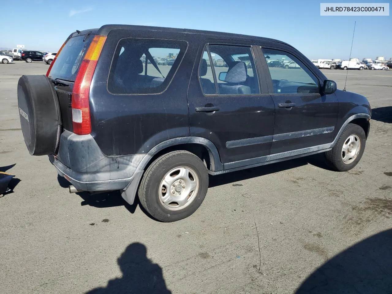 2003 Honda Cr-V Lx VIN: JHLRD78423C000471 Lot: 76863774