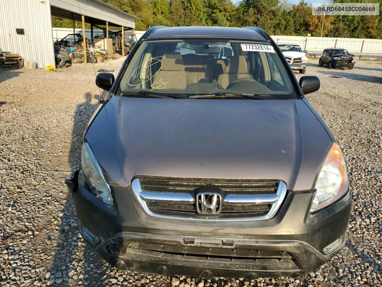 2003 Honda Cr-V Lx VIN: JHLRD68453C004668 Lot: 77232814