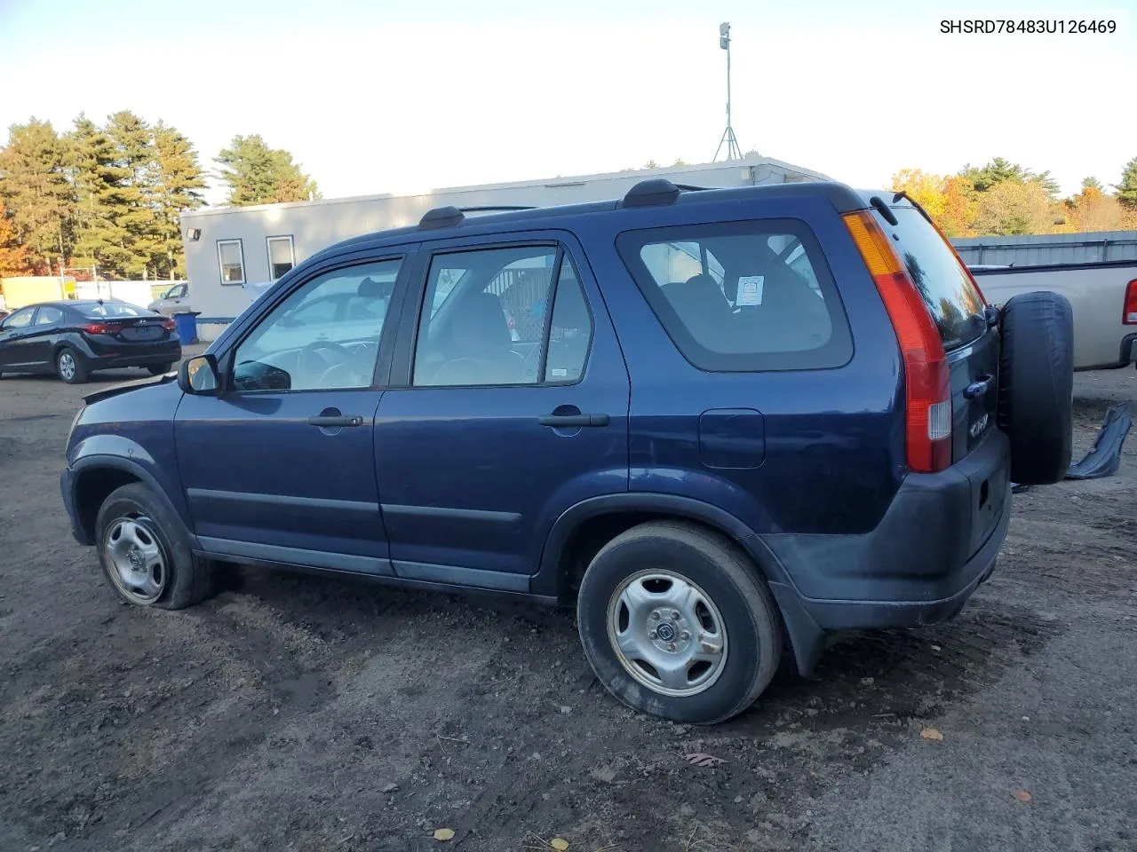 2003 Honda Cr-V Lx VIN: SHSRD78483U126469 Lot: 77447394