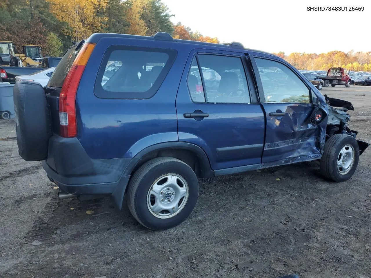 2003 Honda Cr-V Lx VIN: SHSRD78483U126469 Lot: 77447394