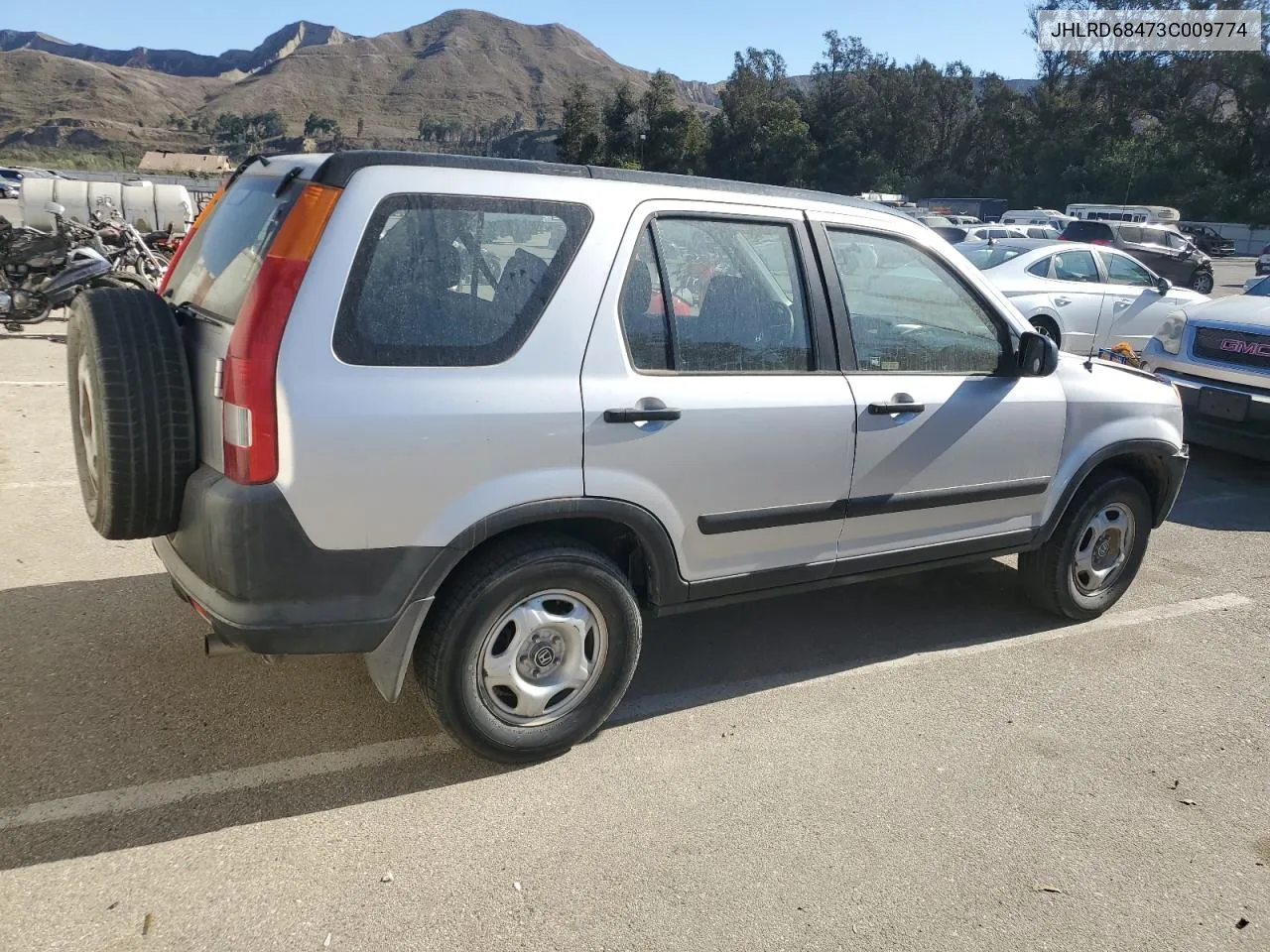 2003 Honda Cr-V Lx VIN: JHLRD68473C009774 Lot: 77473614