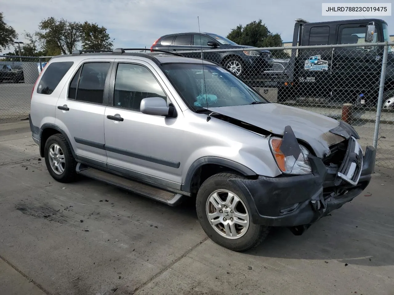 2003 Honda Cr-V Ex VIN: JHLRD78823C019475 Lot: 77993124