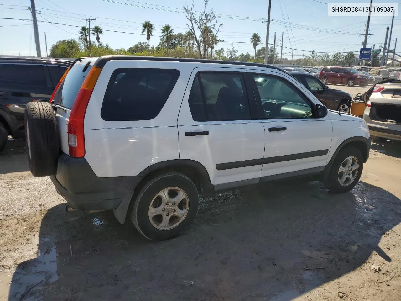 2003 Honda Cr-V Lx VIN: SHSRD68413U109037 Lot: 78026064