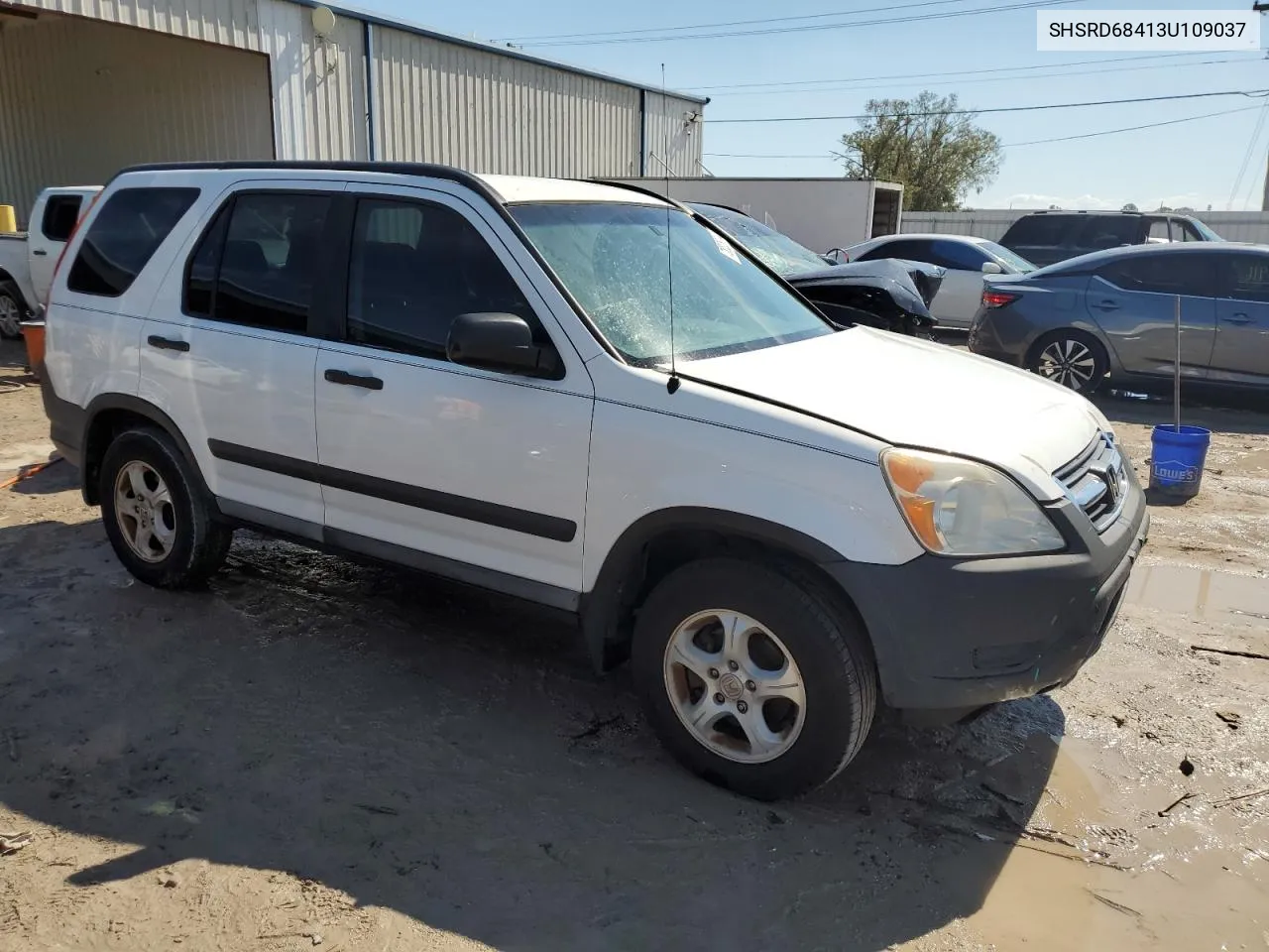 2003 Honda Cr-V Lx VIN: SHSRD68413U109037 Lot: 78026064