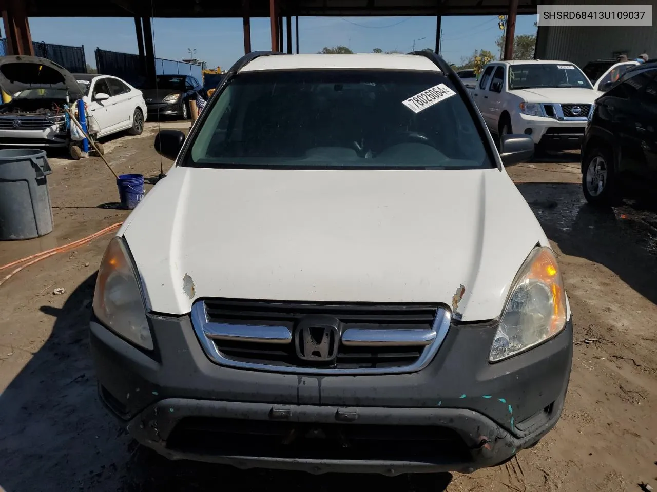 2003 Honda Cr-V Lx VIN: SHSRD68413U109037 Lot: 78026064