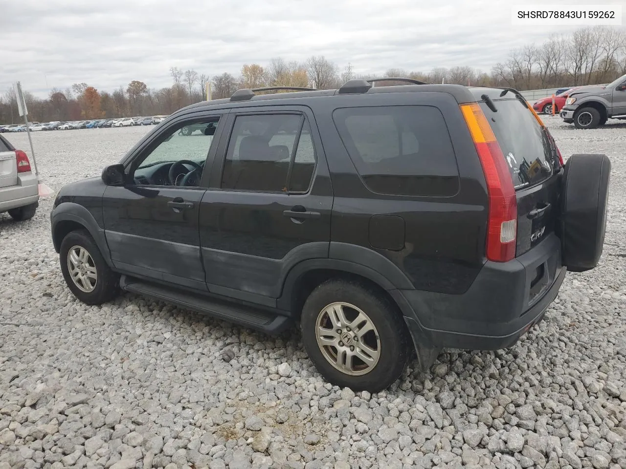 2003 Honda Cr-V Ex VIN: SHSRD78843U159262 Lot: 79223224