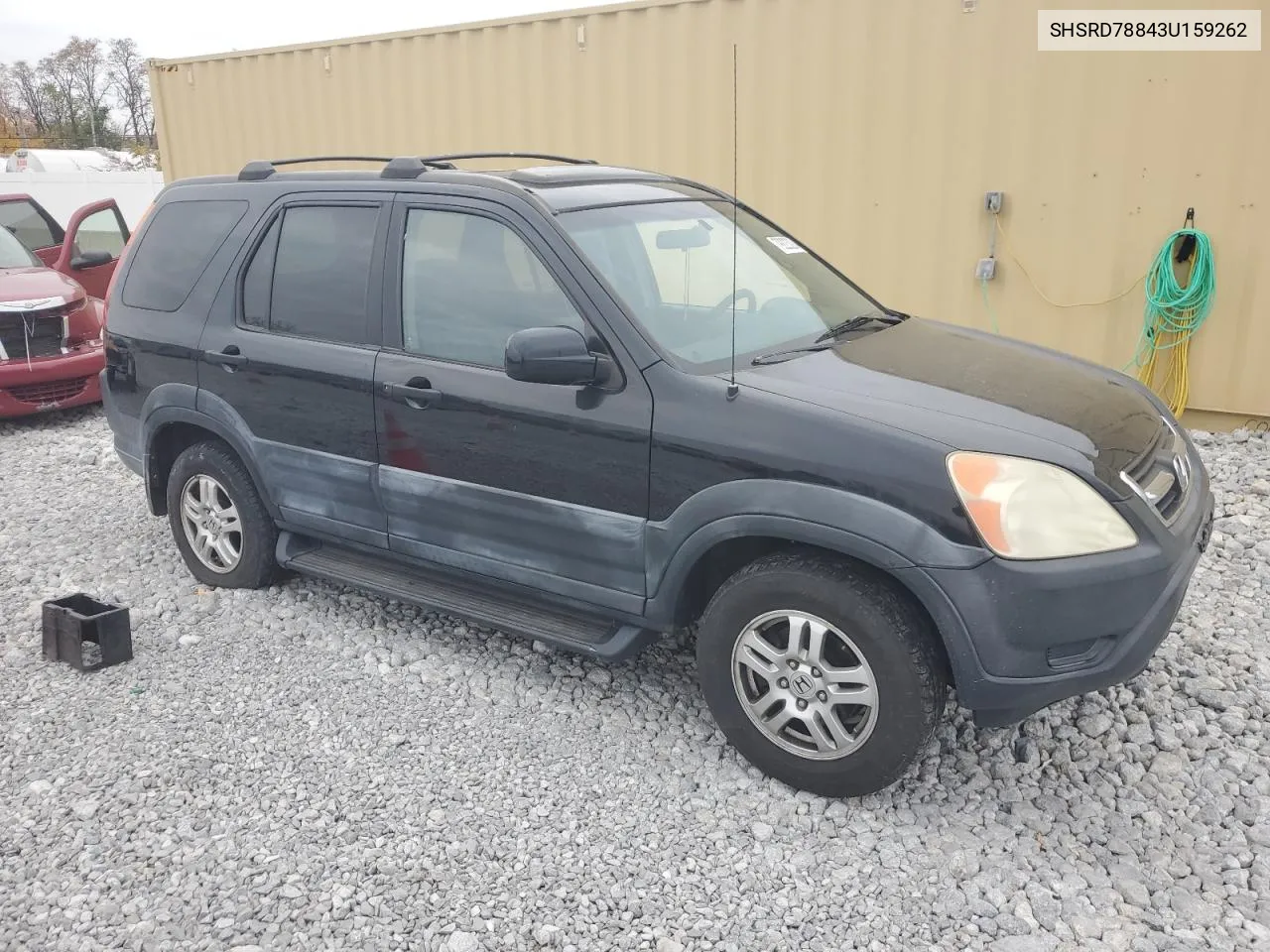 2003 Honda Cr-V Ex VIN: SHSRD78843U159262 Lot: 79223224