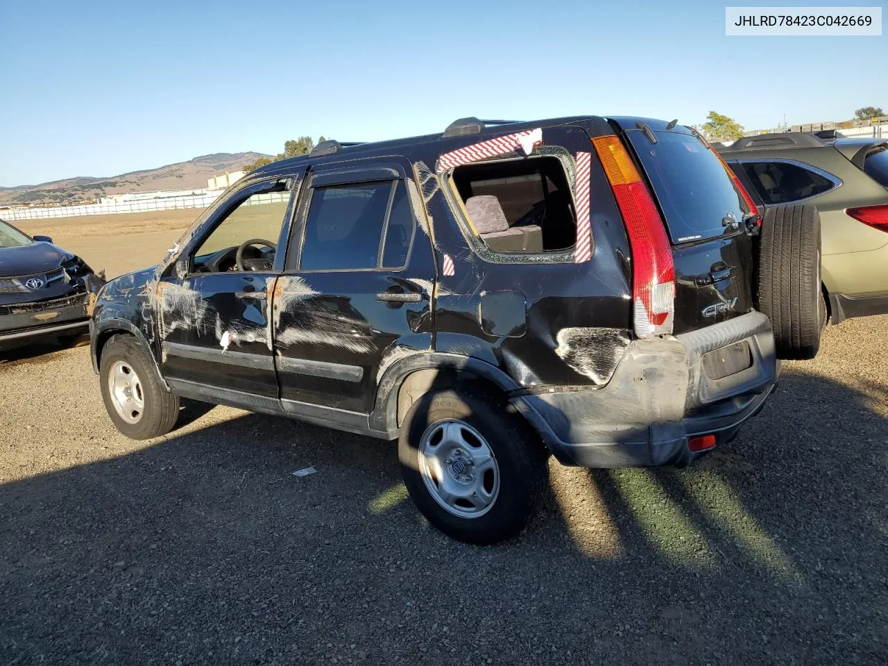 2003 Honda Cr-V Lx VIN: JHLRD78423C042669 Lot: 79341654