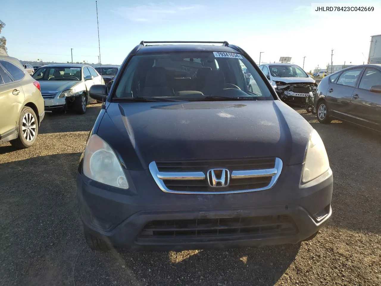 2003 Honda Cr-V Lx VIN: JHLRD78423C042669 Lot: 79341654