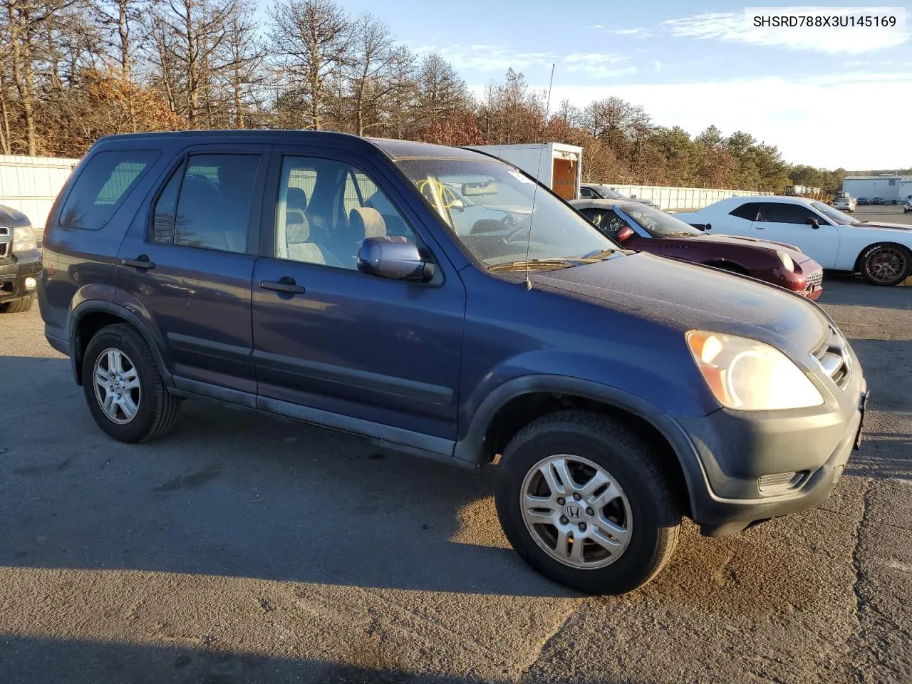 2003 Honda Cr-V Ex VIN: SHSRD788X3U145169 Lot: 79819774