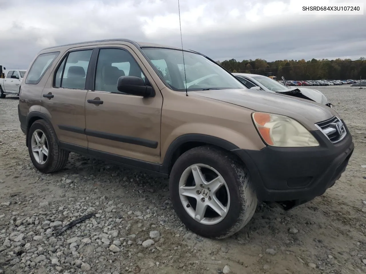 2003 Honda Cr-V Lx VIN: SHSRD684X3U107240 Lot: 79944864