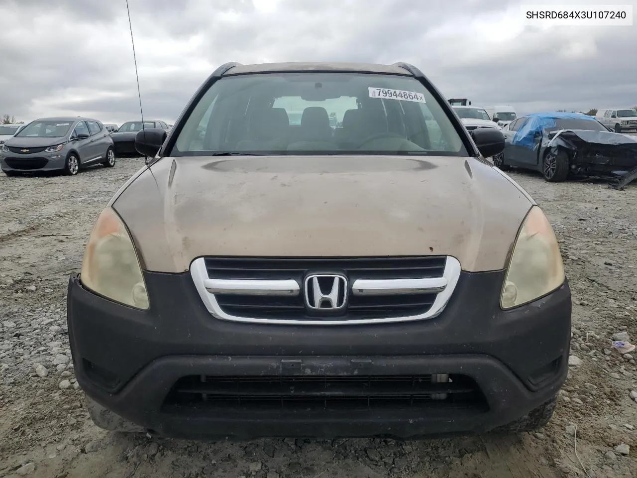 2003 Honda Cr-V Lx VIN: SHSRD684X3U107240 Lot: 79944864