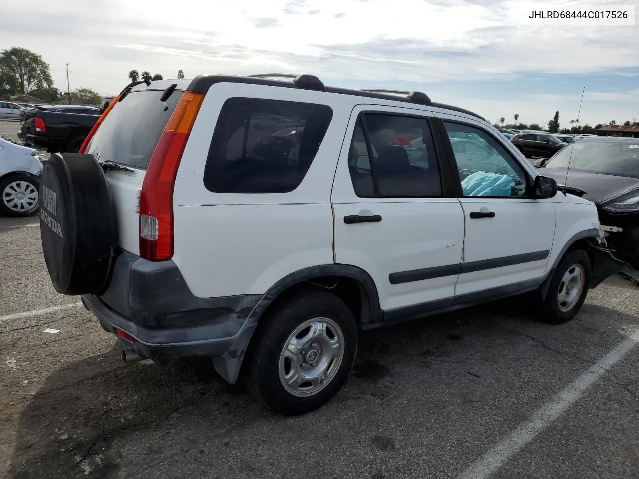 2004 Honda Cr-V Lx VIN: JHLRD68444C017526 Lot: 43312404