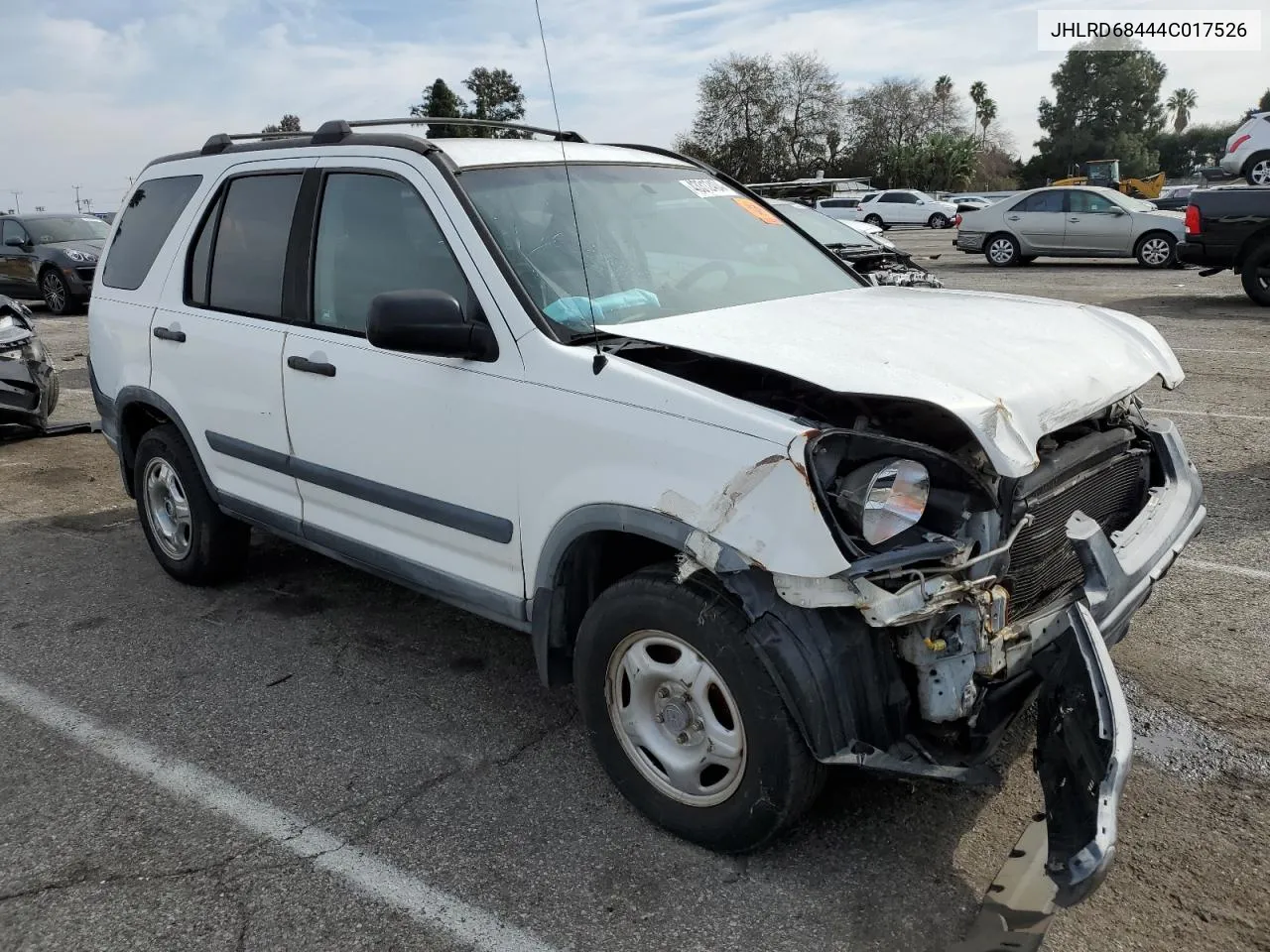 2004 Honda Cr-V Lx VIN: JHLRD68444C017526 Lot: 43312404