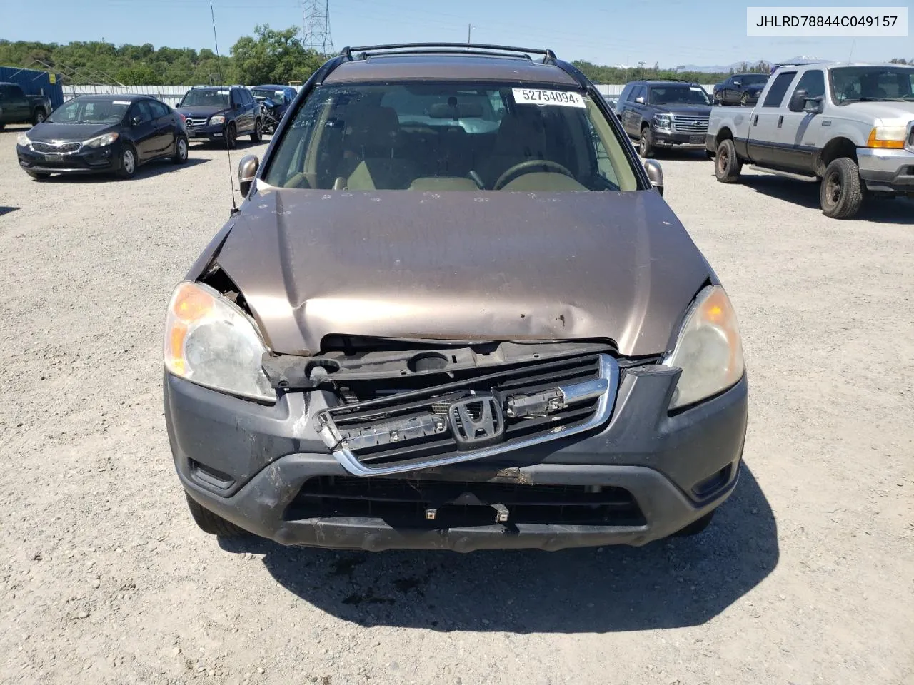 JHLRD78844C049157 2004 Honda Cr-V Ex