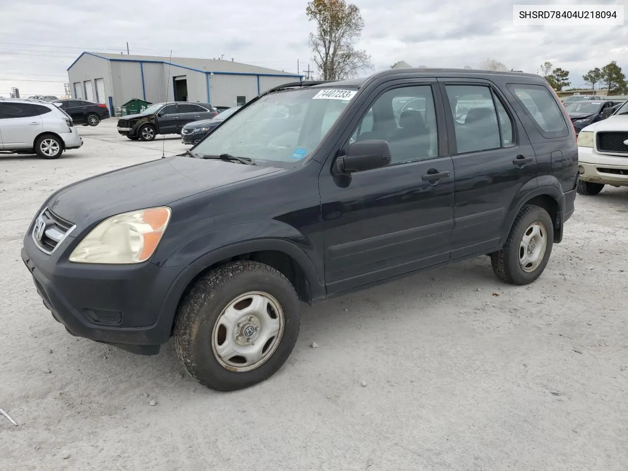 2004 Honda Cr-V Lx VIN: SHSRD78404U218094 Lot: 57338354